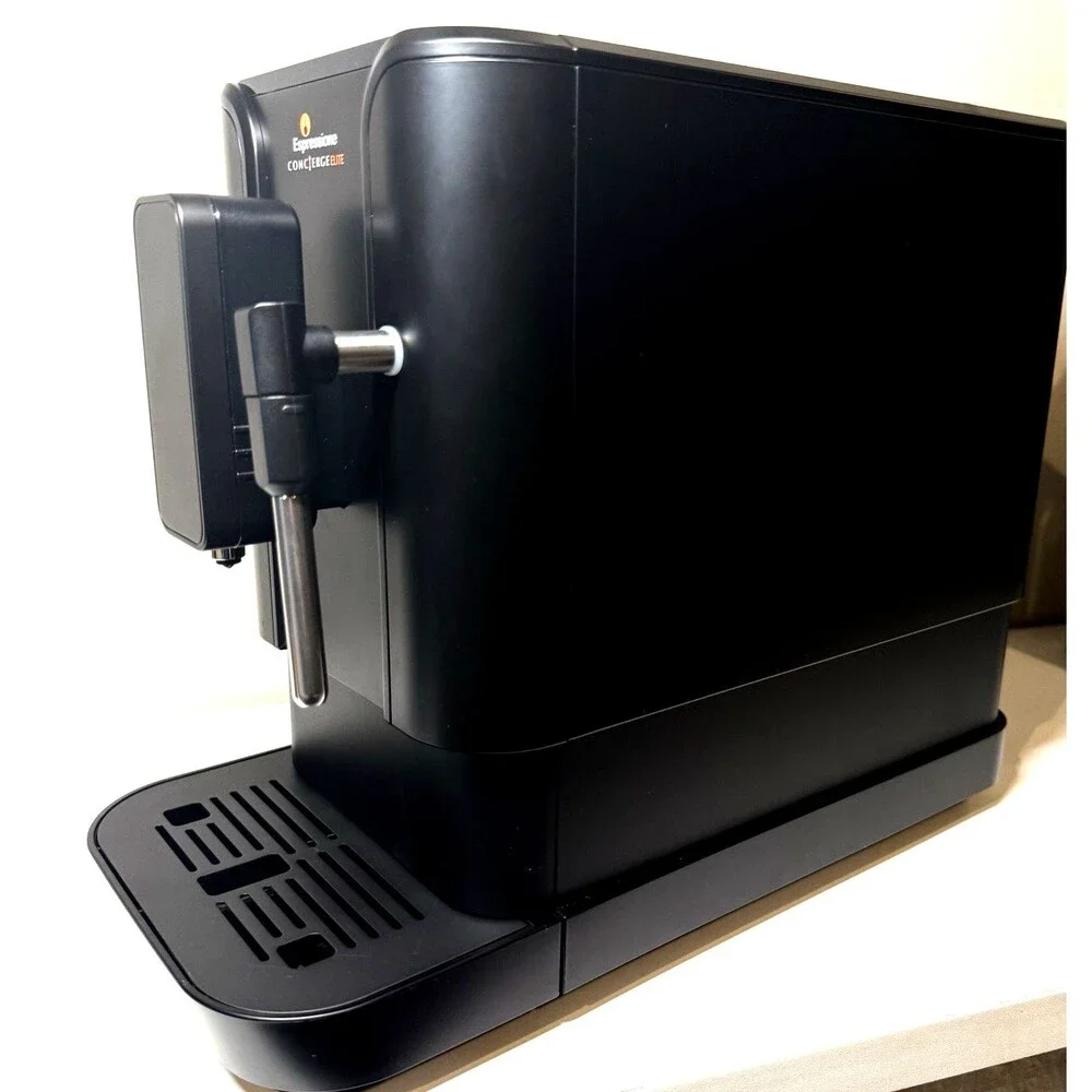 Espressione Concierge Elite Coffee Espresso Machine Infinite Black 20Bar Grinder